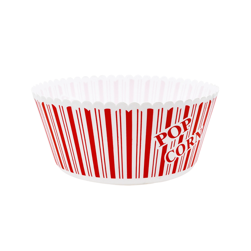 Contenedor de palomitas de maíz retroamericano