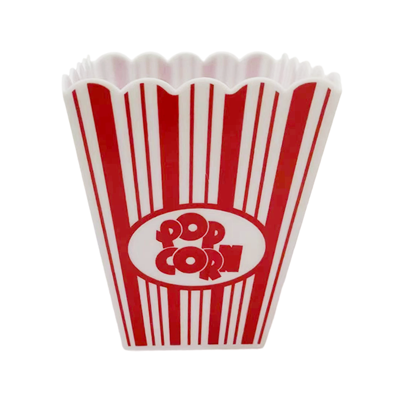 Caja de palomitas de maíz de plástico de 500 ml